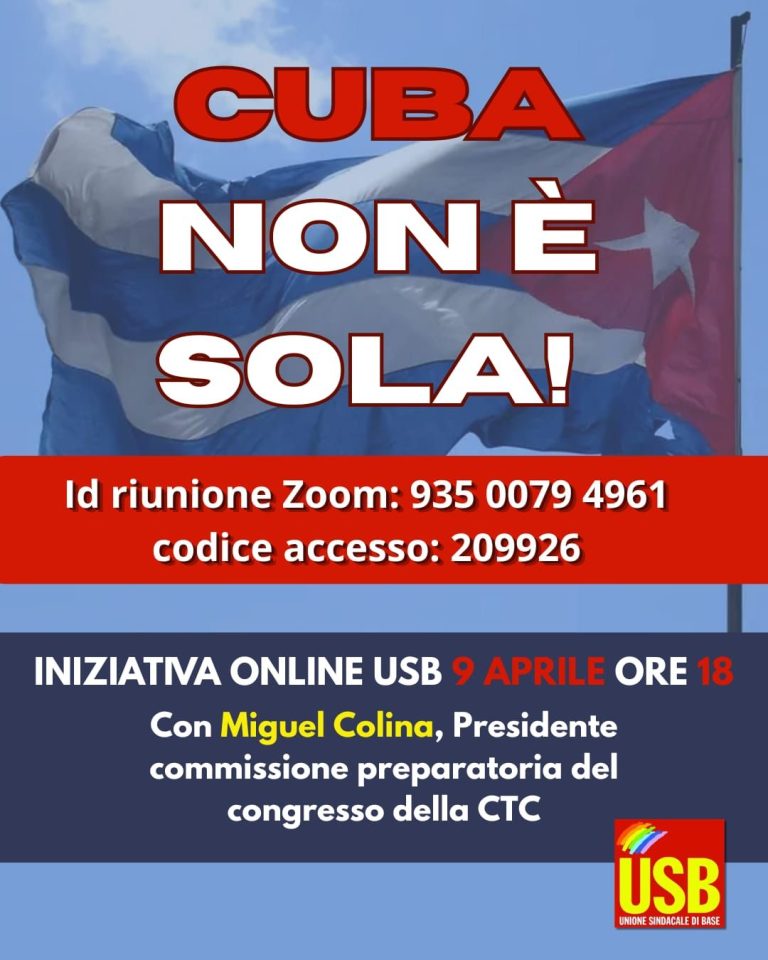Cuba is not alone: USB initiative 9th april online