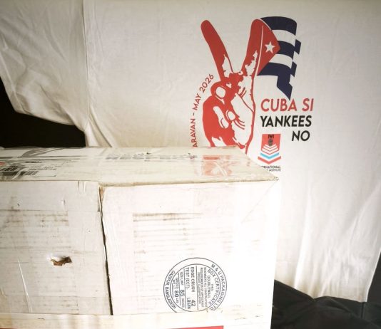 IWI Red Solidarity Caravan to Cuba