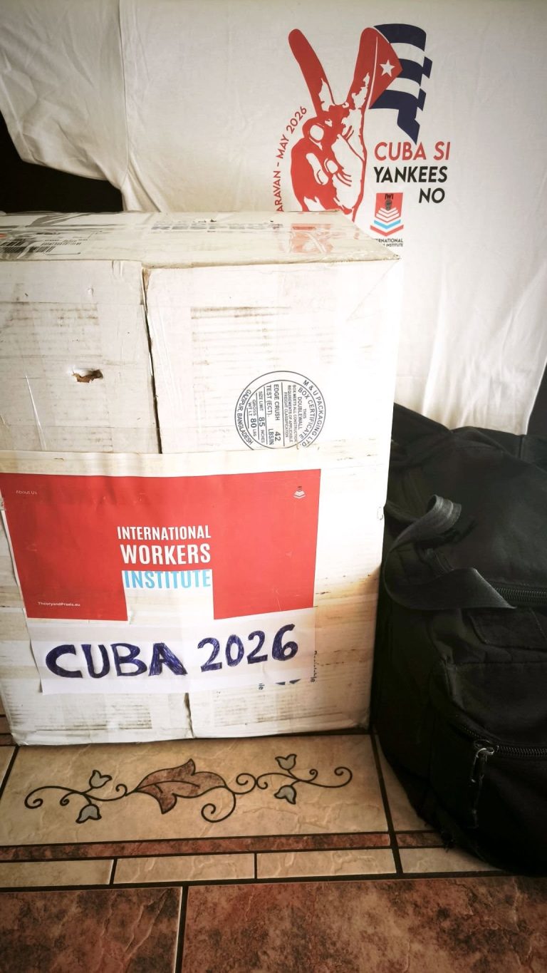 IWI Red Solidarity Caravan to Cuba