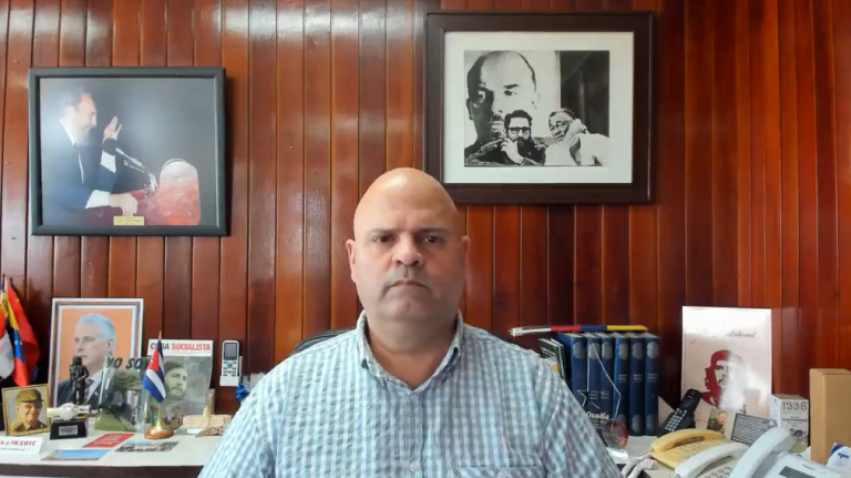 Greeting message by the President of the Central de Trabajadores de Cuba, Miguel Colina