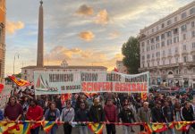 USB: On 18 May, take to the streets for Palestine, against rearmament and the complicity of the Italian government and the EU