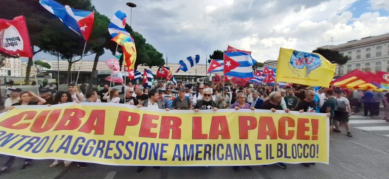 28th May 2026: Solidarity with Cuba from Italy