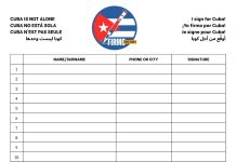 Firmo por Cuba