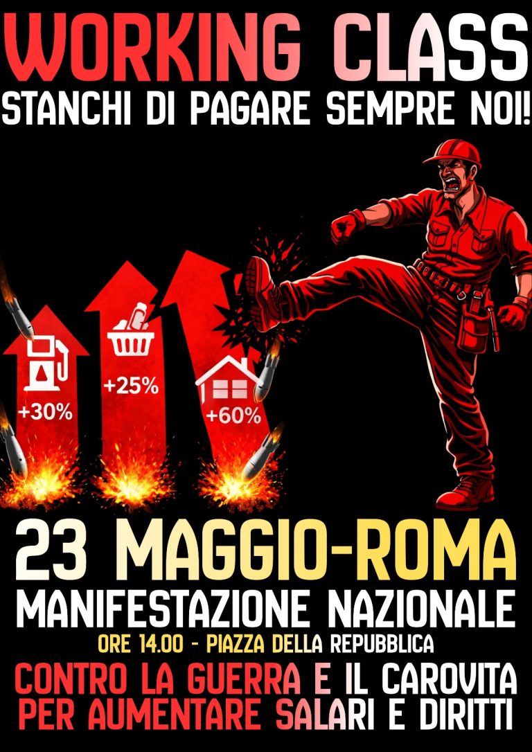 USB: 23th May 2026 National Mobilitation for the working class