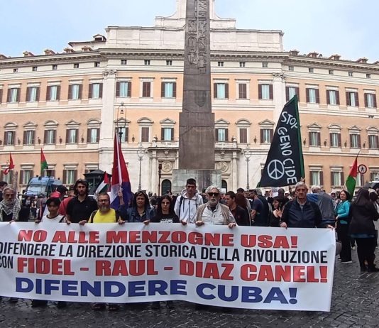 Italy: Hands off Cuba! Solidarity with the Cuban people.