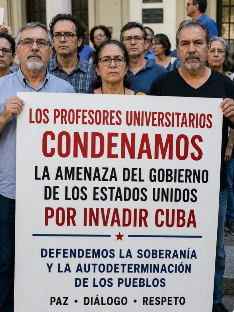 ESPAÑA: MÁS DE 140 ACADÉMICOS RECHAZAN LA AGRESIÓN MILITAR CONTRA CUBA