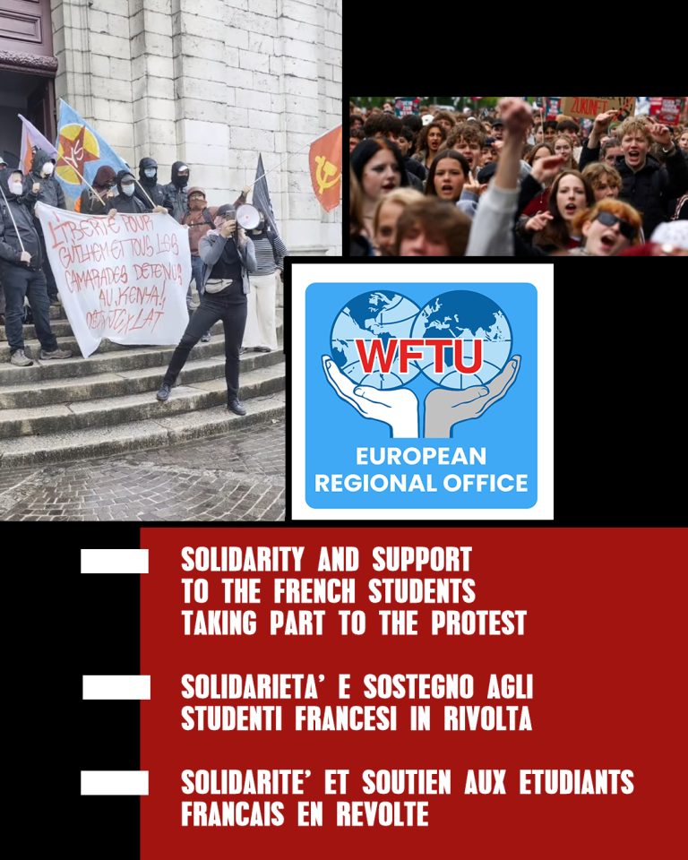 EUROF: Solidarity and support to French studenst taking part in the protests